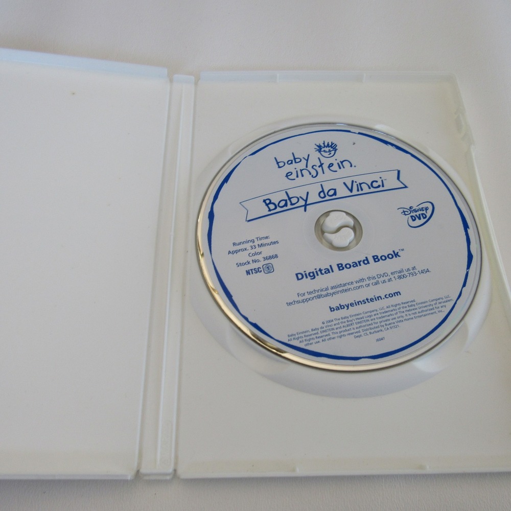 Baby Einstein Baby da Vinci From Head To Toe DVD Disney 2004 Educational Kids - Picture 3 of 4
